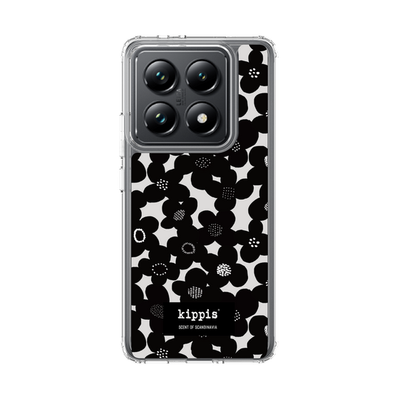 スリムプロテクションケース［ kippis® - Kevät 春 - ブラック ］