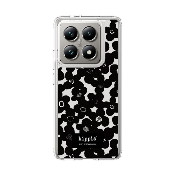 スリムプロテクションケース［ kippis® - Kevät 春 - ブラック ］