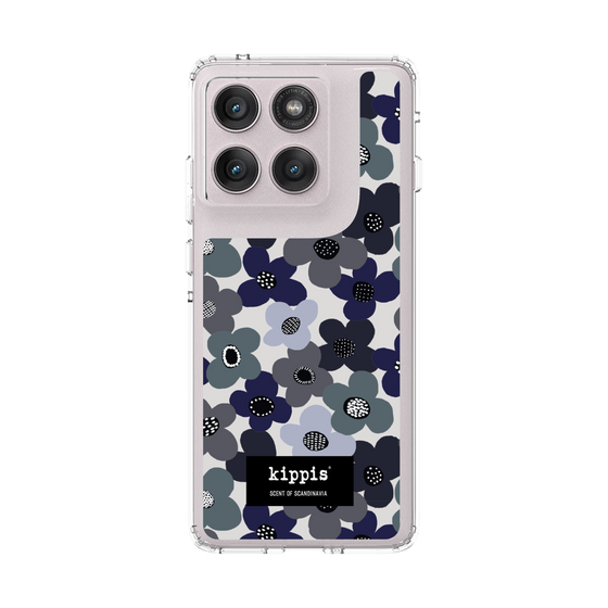 スリムプロテクションケース［ kippis® - Kevät 春 - ネイビー ］