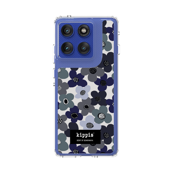 スリムプロテクションケース［ kippis® - Kevät 春 - ネイビー ］