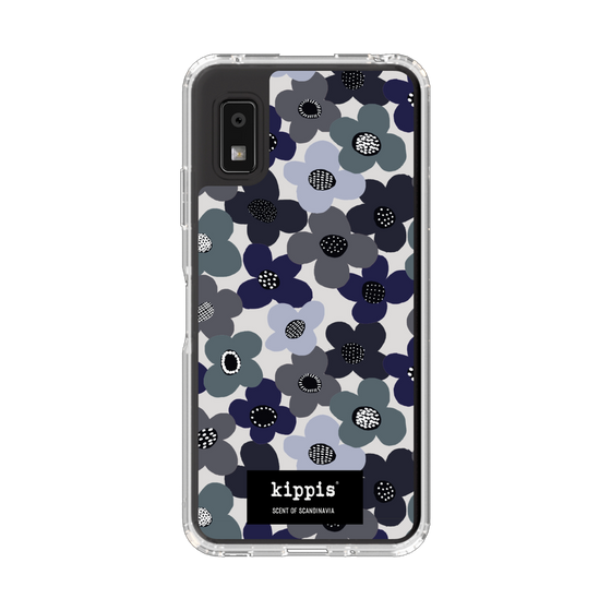 スリムプロテクションケース［ kippis® - Kevät 春 - ネイビー ］