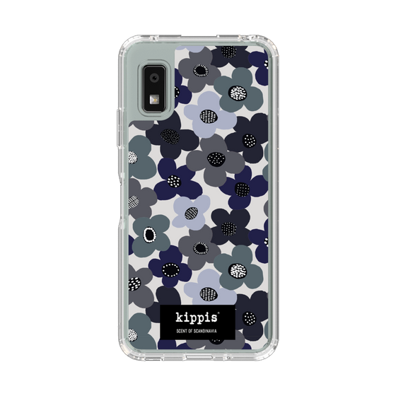 スリムプロテクションケース［ kippis® - Kevät 春 - ネイビー ］
