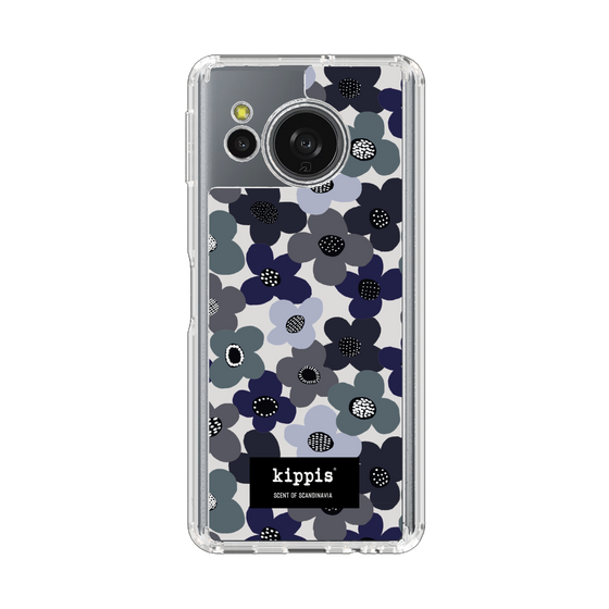 スリムプロテクションケース［ kippis® - Kevät 春 - ネイビー ］