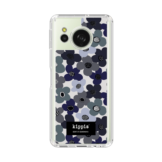 スリムプロテクションケース［ kippis® - Kevät 春 - ネイビー ］