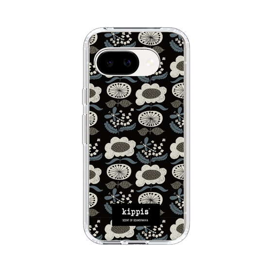 スリムプロテクションケース［ kippis® - Kumpula クンプラの街 - ブラック ］