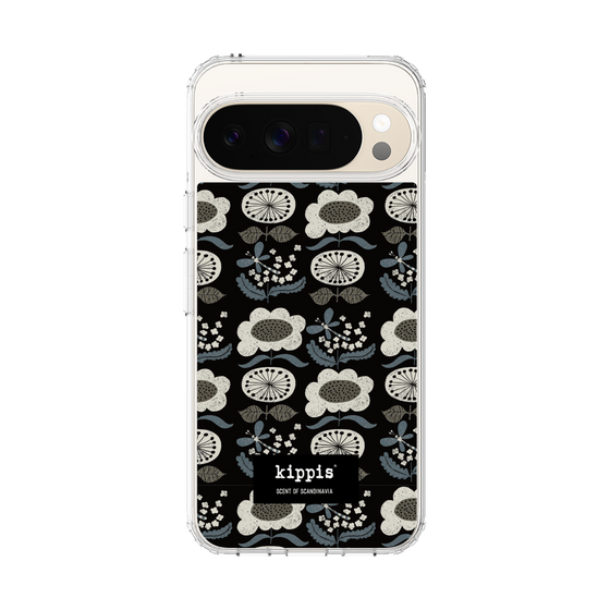 スリムプロテクションケース［ kippis® - Kumpula クンプラの街 - ブラック ］