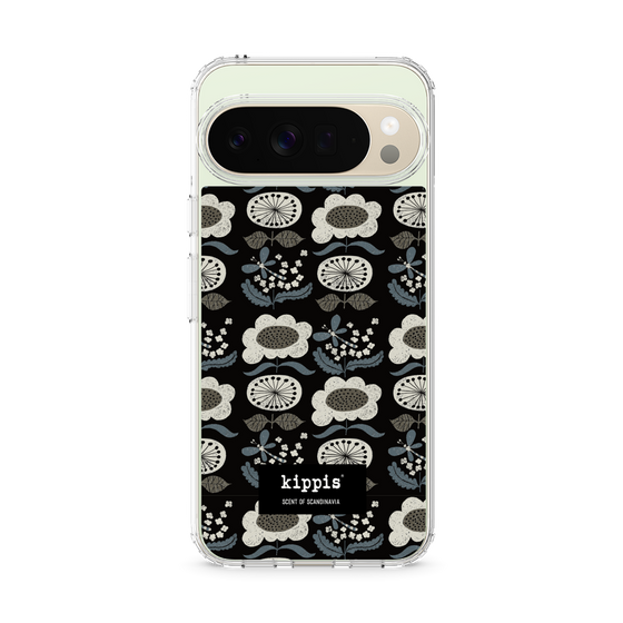 スリムプロテクションケース［ kippis® - Kumpula クンプラの街 - ブラック ］