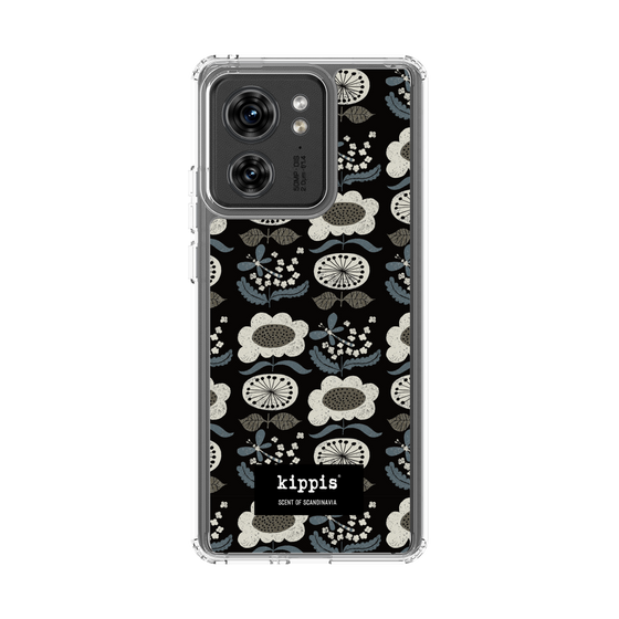 スリムプロテクションケース［ kippis® - Kumpula クンプラの街 - ブラック ］