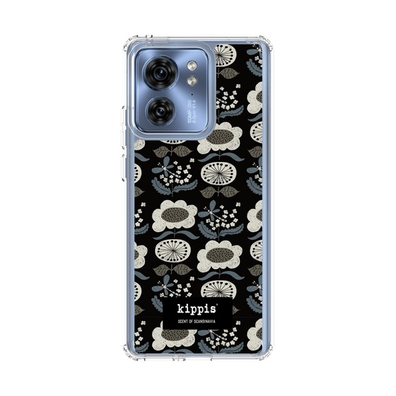 スリムプロテクションケース［ kippis® - Kumpula クンプラの街 - ブラック ］