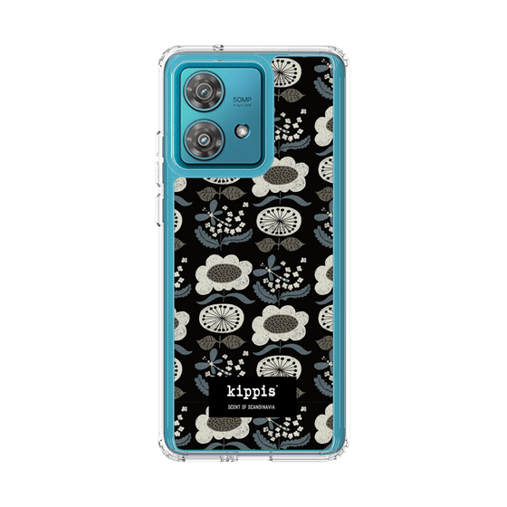 スリムプロテクションケース［ kippis® - Kumpula クンプラの街 - ブラック ］