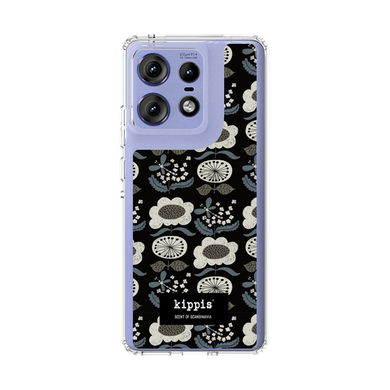 スリムプロテクションケース［ kippis® - Kumpula クンプラの街 - ブラック ］