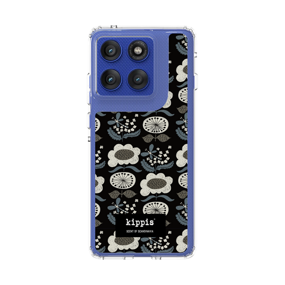 スリムプロテクションケース［ kippis® - Kumpula クンプラの街 - ブラック ］