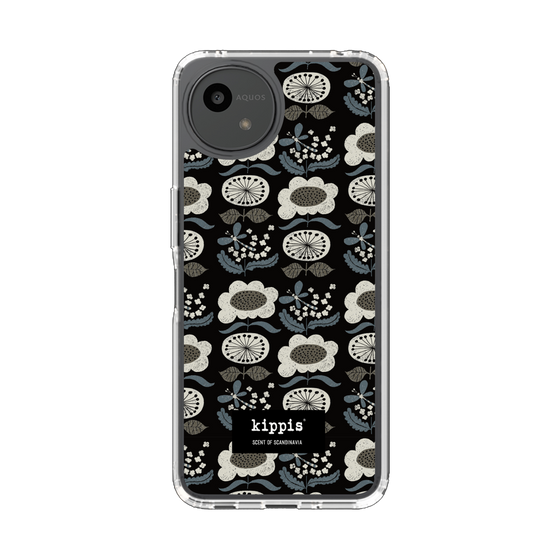スリムプロテクションケース［ kippis® - Kumpula クンプラの街 - ブラック ］