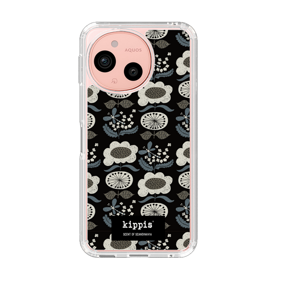 スリムプロテクションケース［ kippis® - Kumpula クンプラの街 - ブラック ］