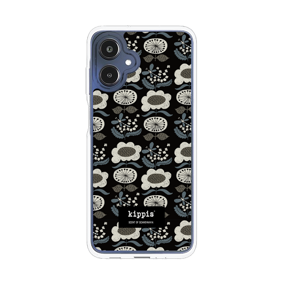 スリムプロテクションケース［ kippis® - Kumpula クンプラの街 - ブラック ］