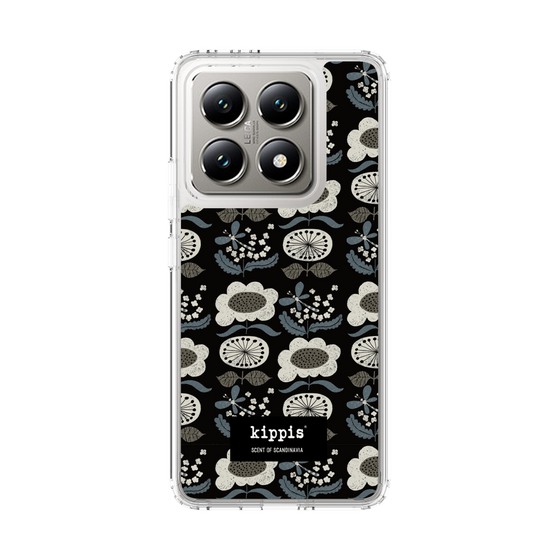 スリムプロテクションケース［ kippis® - Kumpula クンプラの街 - ブラック ］