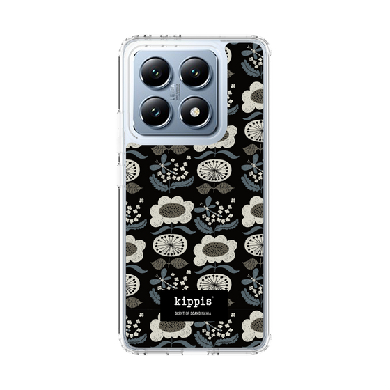 スリムプロテクションケース［ kippis® - Kumpula クンプラの街 - ブラック ］