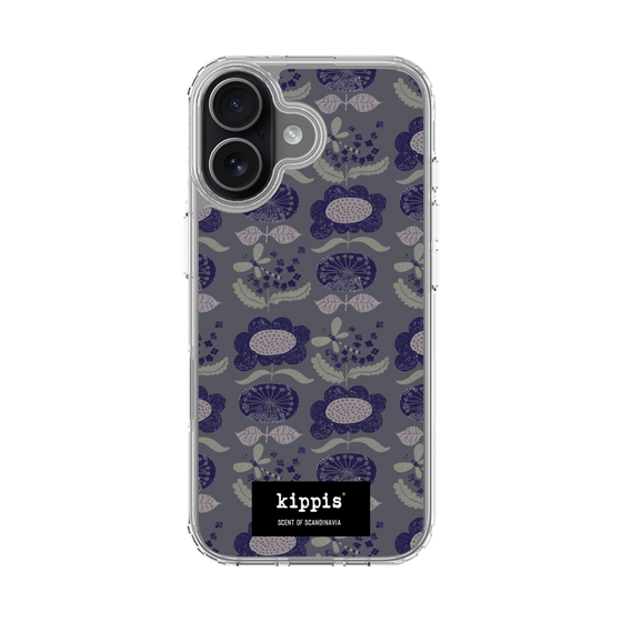 スリムプロテクションケース［ kippis® - Kumpula クンプラの街 - パープル ］