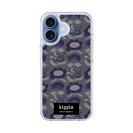 スリムプロテクションケース［ kippis® - Kumpula クンプラの街 - パープル ］