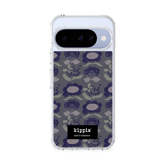 スリムプロテクションケース［ kippis® - Kumpula クンプラの街 - パープル ］