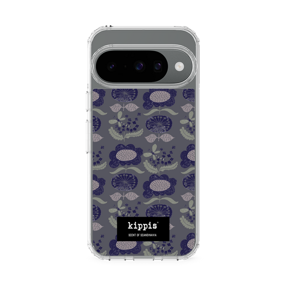 スリムプロテクションケース［ kippis® - Kumpula クンプラの街 - パープル ］