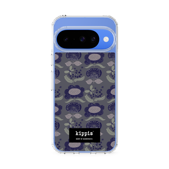 スリムプロテクションケース［ kippis® - Kumpula クンプラの街 - パープル ］
