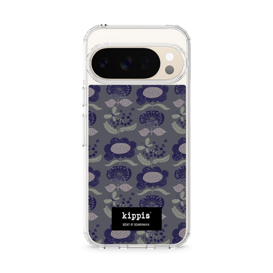 スリムプロテクションケース［ kippis® - Kumpula クンプラの街 - パープル ］