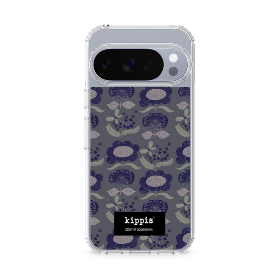 スリムプロテクションケース［ kippis® - Kumpula クンプラの街 - パープル ］