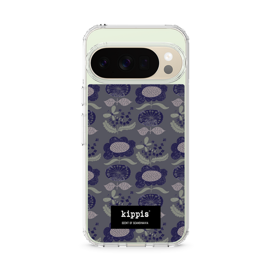 スリムプロテクションケース［ kippis® - Kumpula クンプラの街 - パープル ］