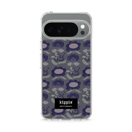 スリムプロテクションケース［ kippis® - Kumpula クンプラの街 - パープル ］