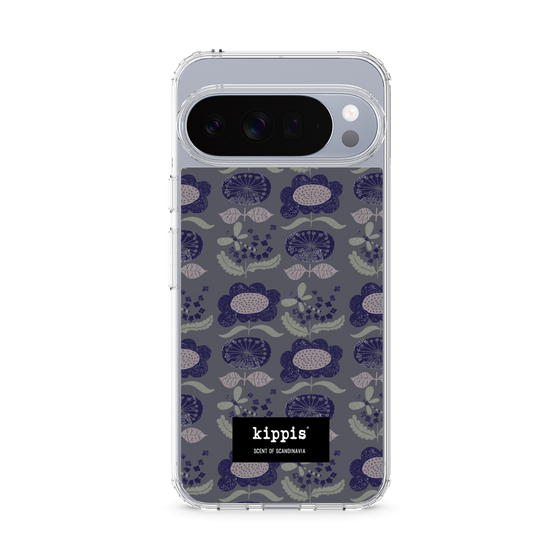 スリムプロテクションケース［ kippis® - Kumpula クンプラの街 - パープル ］