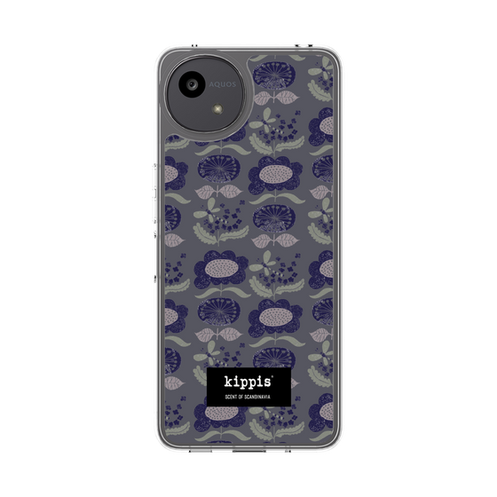 スリムプロテクションケース［ kippis® - Kumpula クンプラの街 - パープル ］