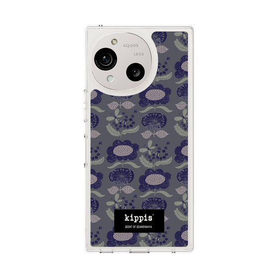 スリムプロテクションケース［ kippis® - Kumpula クンプラの街 - パープル ］
