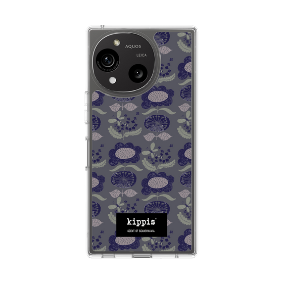 スリムプロテクションケース［ kippis® - Kumpula クンプラの街 - パープル ］