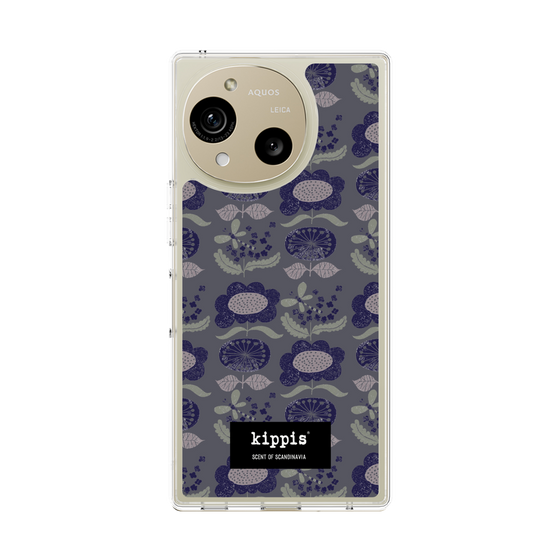 スリムプロテクションケース［ kippis® - Kumpula クンプラの街 - パープル ］