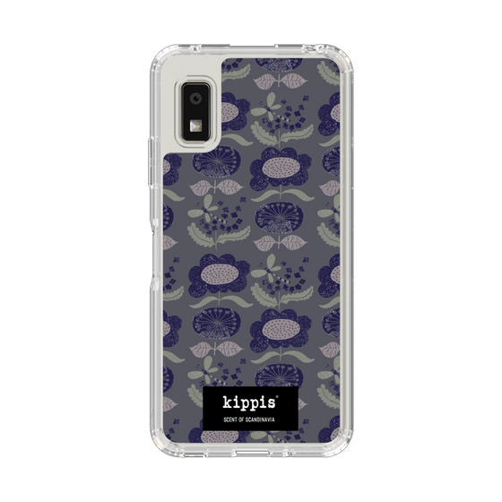 スリムプロテクションケース［ kippis® - Kumpula クンプラの街 - パープル ］