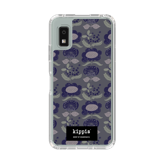 スリムプロテクションケース［ kippis® - Kumpula クンプラの街 - パープル ］