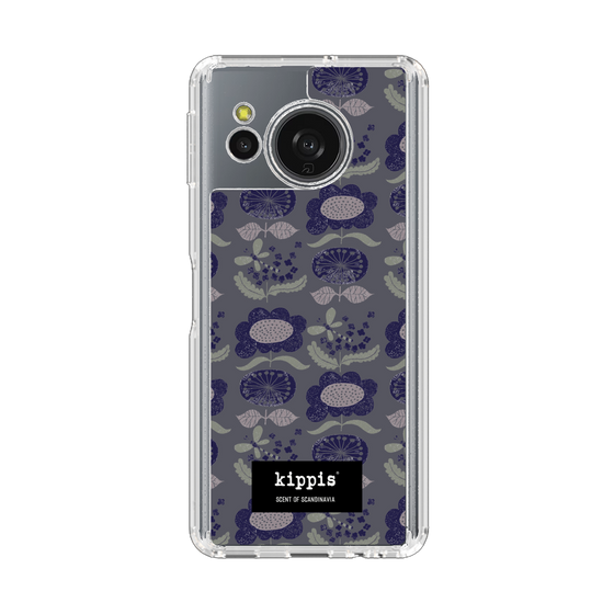 スリムプロテクションケース［ kippis® - Kumpula クンプラの街 - パープル ］