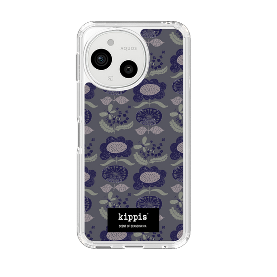 スリムプロテクションケース［ kippis® - Kumpula クンプラの街 - パープル ］