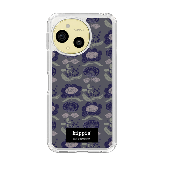 スリムプロテクションケース［ kippis® - Kumpula クンプラの街 - パープル ］