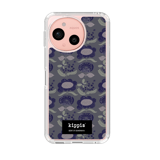 スリムプロテクションケース［ kippis® - Kumpula クンプラの街 - パープル ］