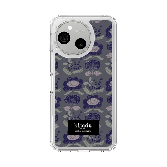 スリムプロテクションケース［ kippis® - Kumpula クンプラの街 - パープル ］