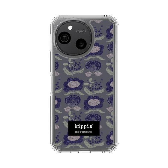 スリムプロテクションケース［ kippis® - Kumpula クンプラの街 - パープル ］