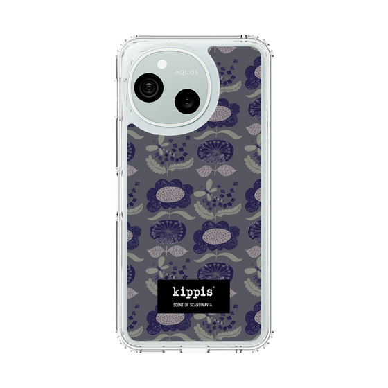 スリムプロテクションケース［ kippis® - Kumpula クンプラの街 - パープル ］