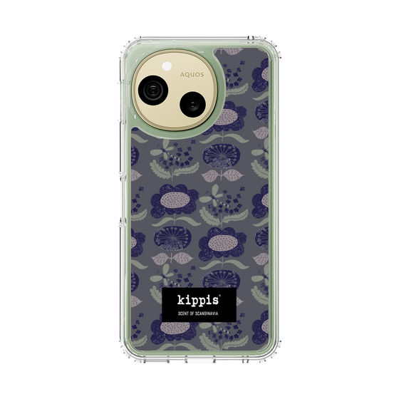 スリムプロテクションケース［ kippis® - Kumpula クンプラの街 - パープル ］