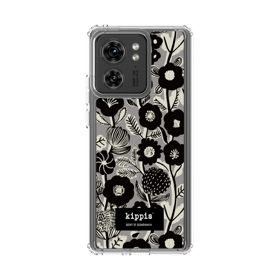 スリムプロテクションケース［ kippis® - Ihmekasvi 不思議な植物 - グレー ］
