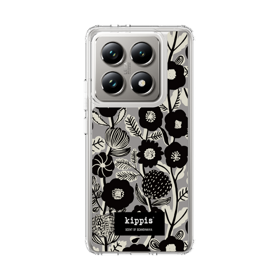 スリムプロテクションケース［ kippis® - Ihmekasvi 不思議な植物 - グレー ］