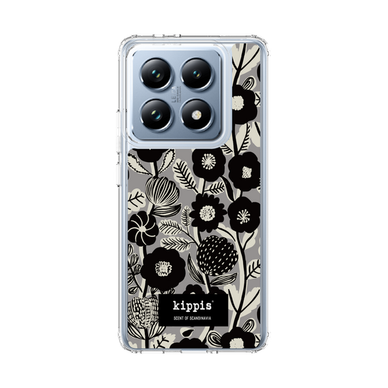 スリムプロテクションケース［ kippis® - Ihmekasvi 不思議な植物 - グレー ］