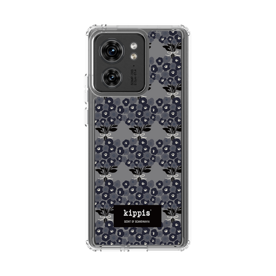 スリムプロテクションケース［ kippis® - Kukkakimppu 花束 - グレー ］