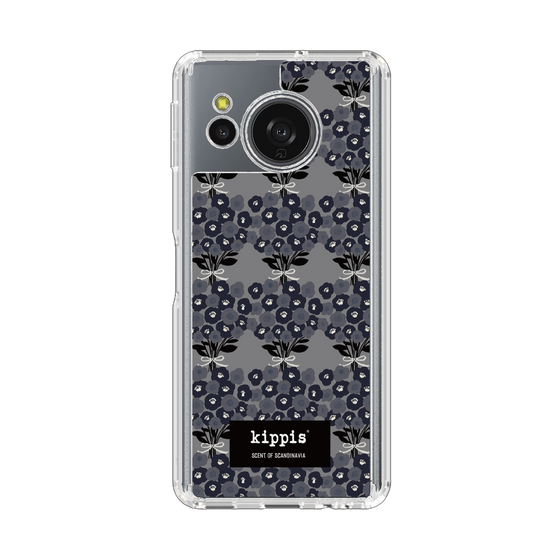 スリムプロテクションケース［ kippis® - Kukkakimppu 花束 - グレー ］